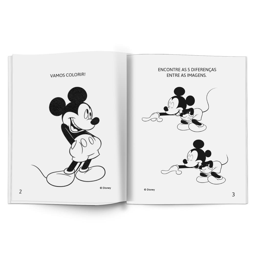 4 Minilivros De Atividades - Mickey
