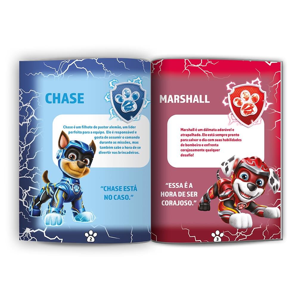 Livro com 500 Adesivos Patrulha Canina - Um Filme Superpoderoso