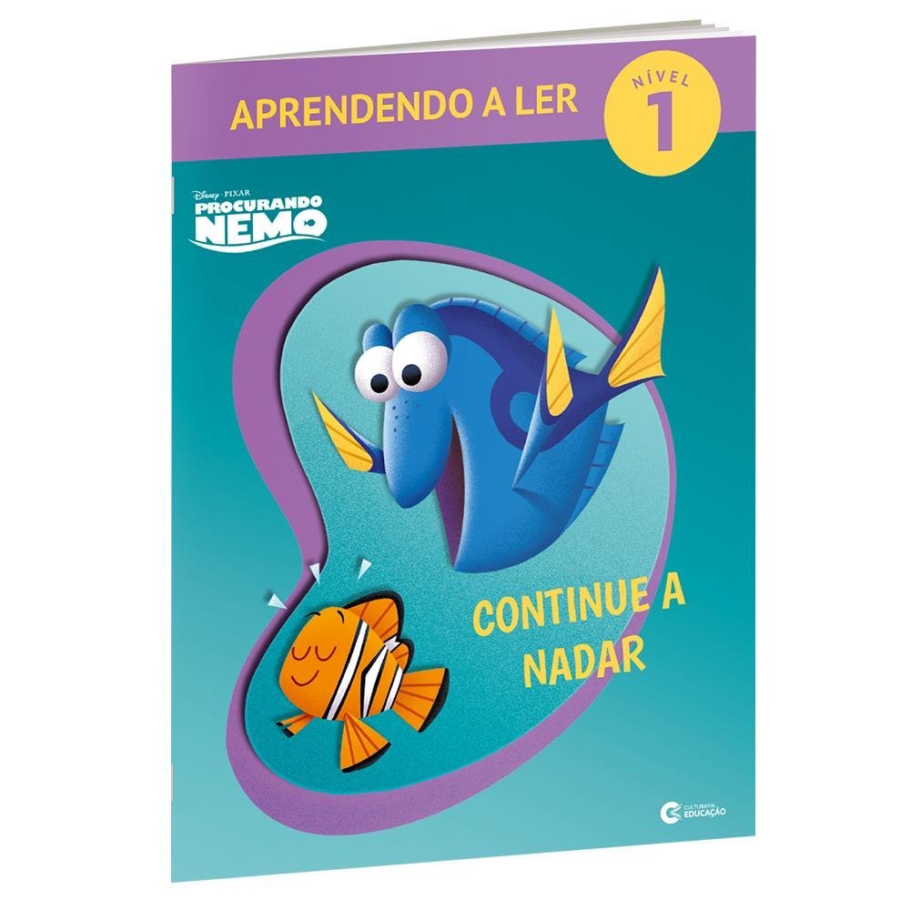 Livro Aprendendo A Ler Nivel 1 - Nemo - Continue A Nadar