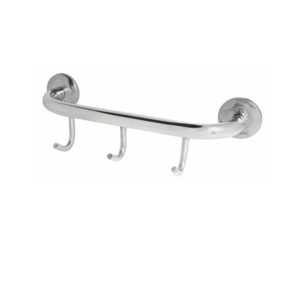 Cabide 3 Ganchos Inox Clarainox