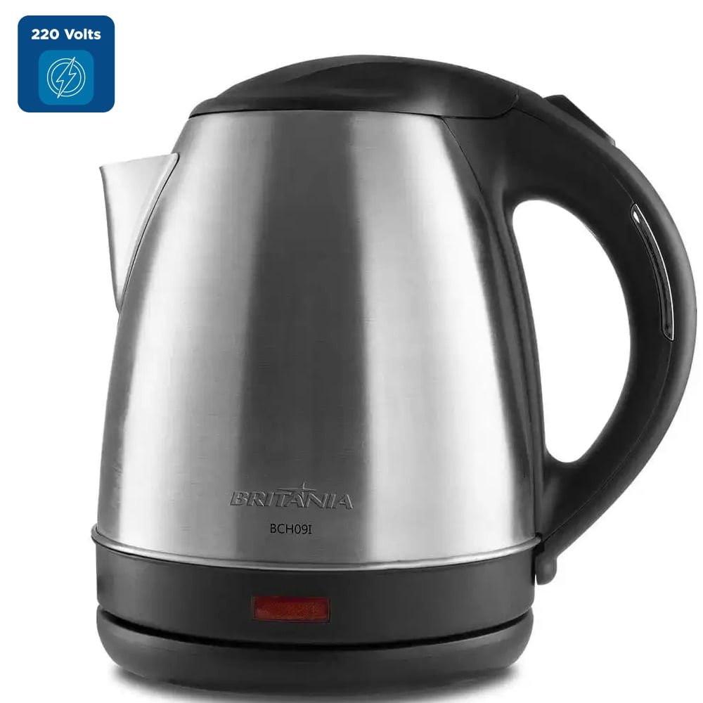 Chaleira Elétrica Britânia 1,2 Litros Inox BCH09I ¿ 220 Volts