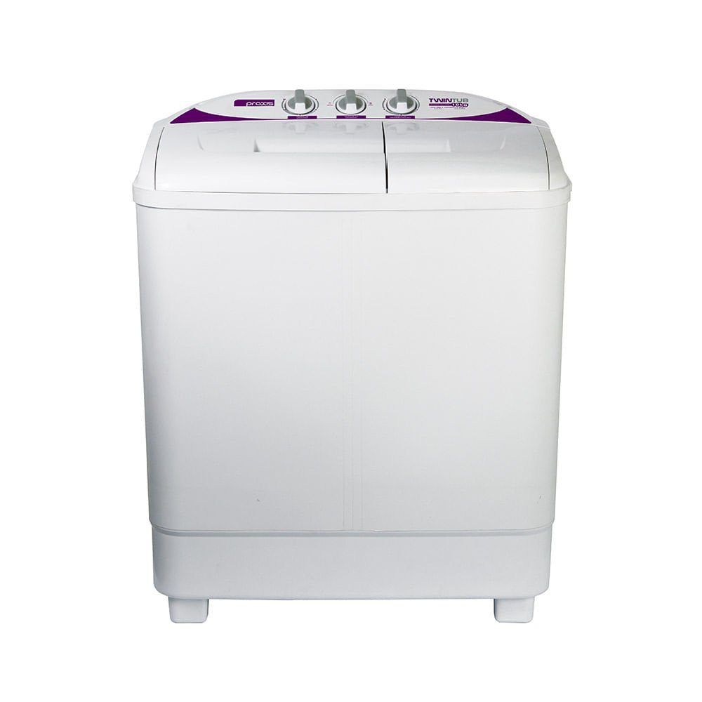 Lavadora e Centrifuga Praxis 10kg 2 em 1 Branca Twin Tub - 220 Volts