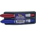 Kit Apagador mais 2 marcadores de quadro branco Roke azul/vermelho