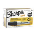 Marcador Permanente Sharpie Pro Chanfrada Preto Caixa com 12 unidades