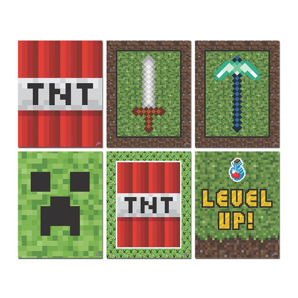 Quadrinhos Divertidos Tema Mini Pixels Junco 6 unidades