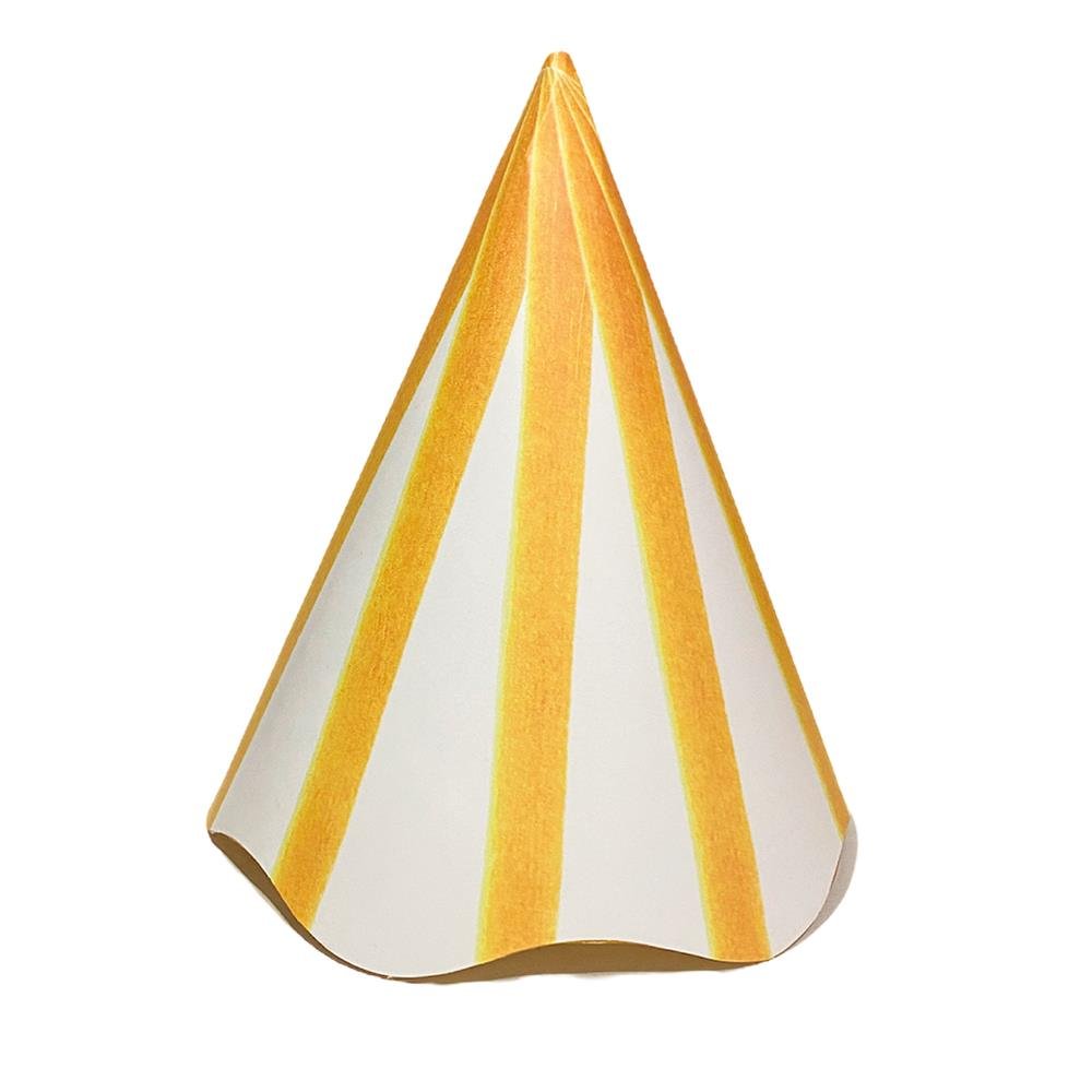 Chapéu Cone para Aniversário Tema Abelhinha Junco 8 unidades
