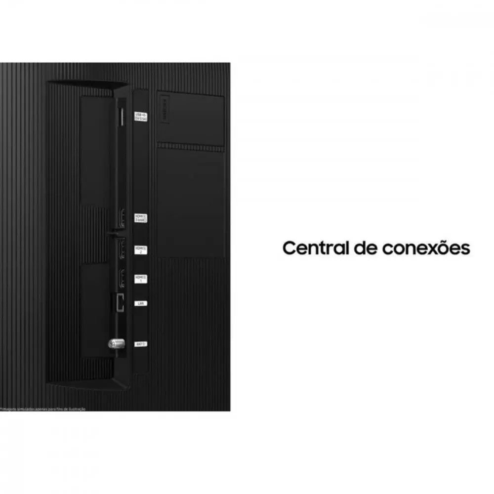 Smart TV Samsung 75" Crystal UHD 4K UN75DU7700 Gaming Hub, AI Energy Mode, Controle SolarCell, Alexa built in