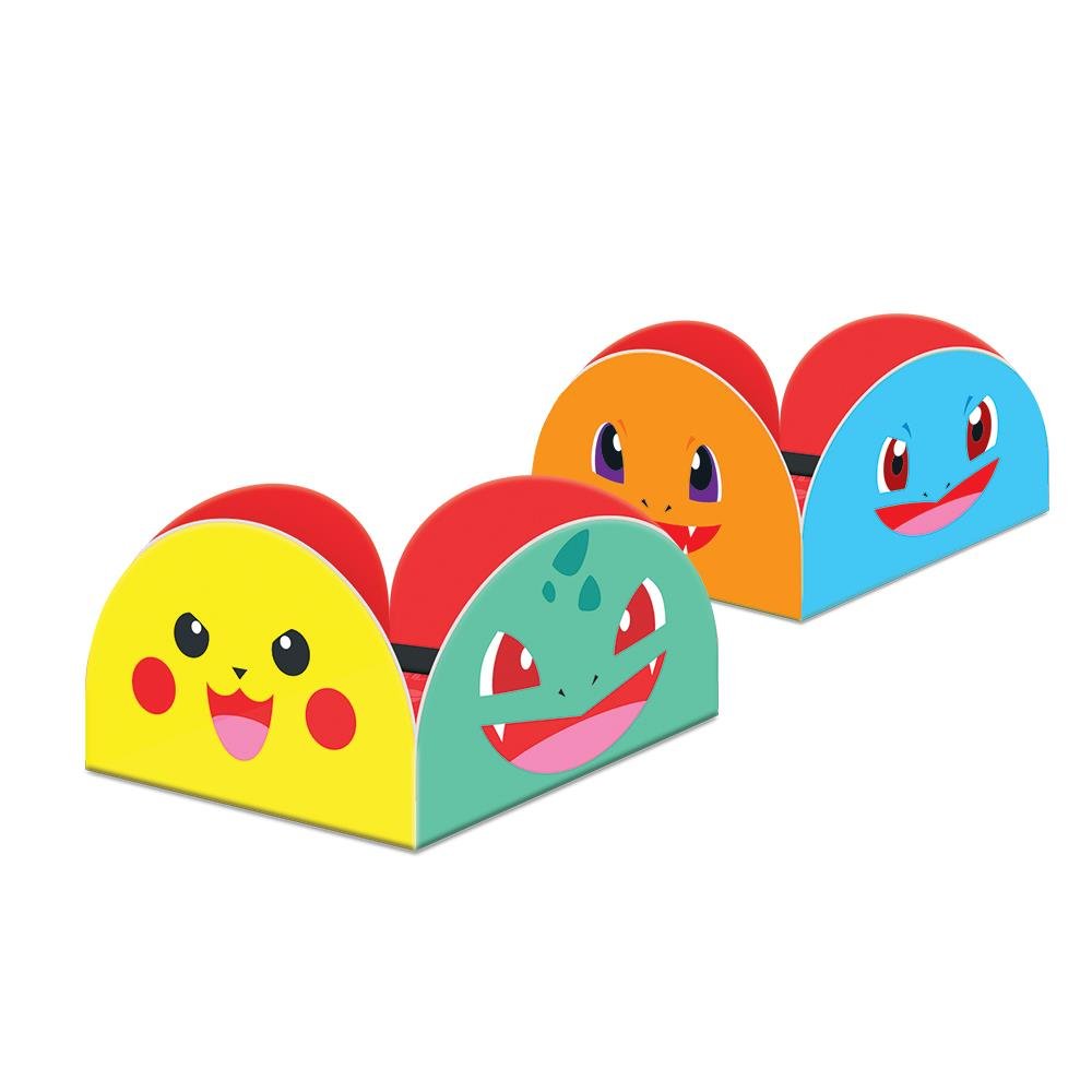 Porta Forminhas Clássica Tema Pocket Monsters Junco 50 unidades