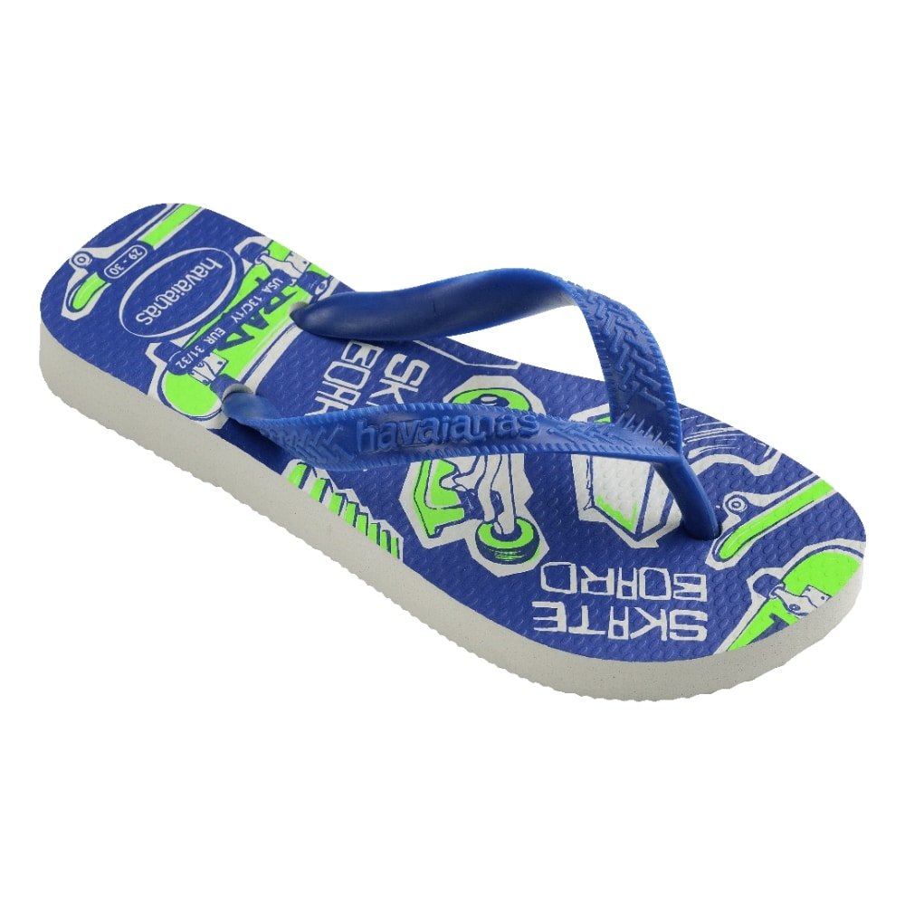 Havaianas Kids Athletic Branco/Azul Naval 31/2
