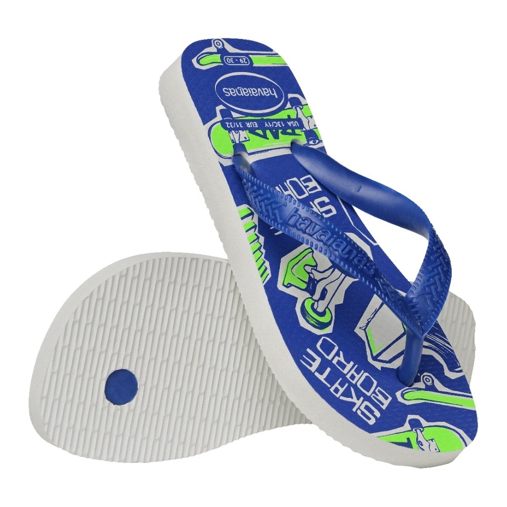 Havaianas Kids Athletic Branco/Azul Naval 31/2