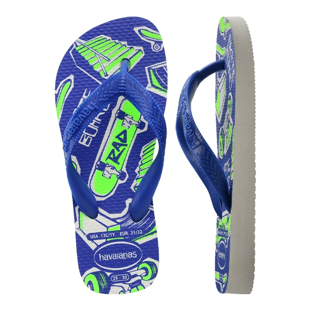 Havaianas Kids Athletic Branco/Azul Naval 31/2
