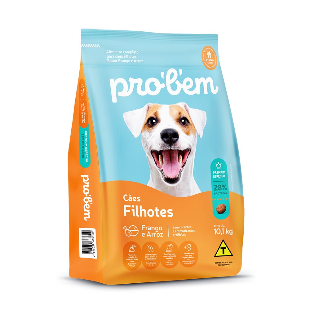 Ração Premium Especial Probem Cão Filhote Frango e Arroz 10,1kg