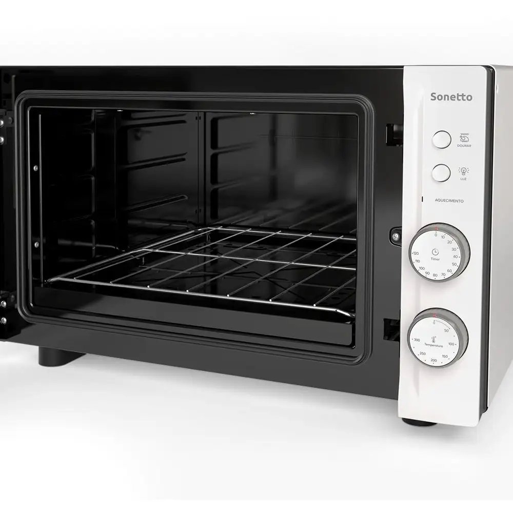 Forno Elétrico Mueller 44 Litros Sonetto G3 Branco ¿ 127 Volts