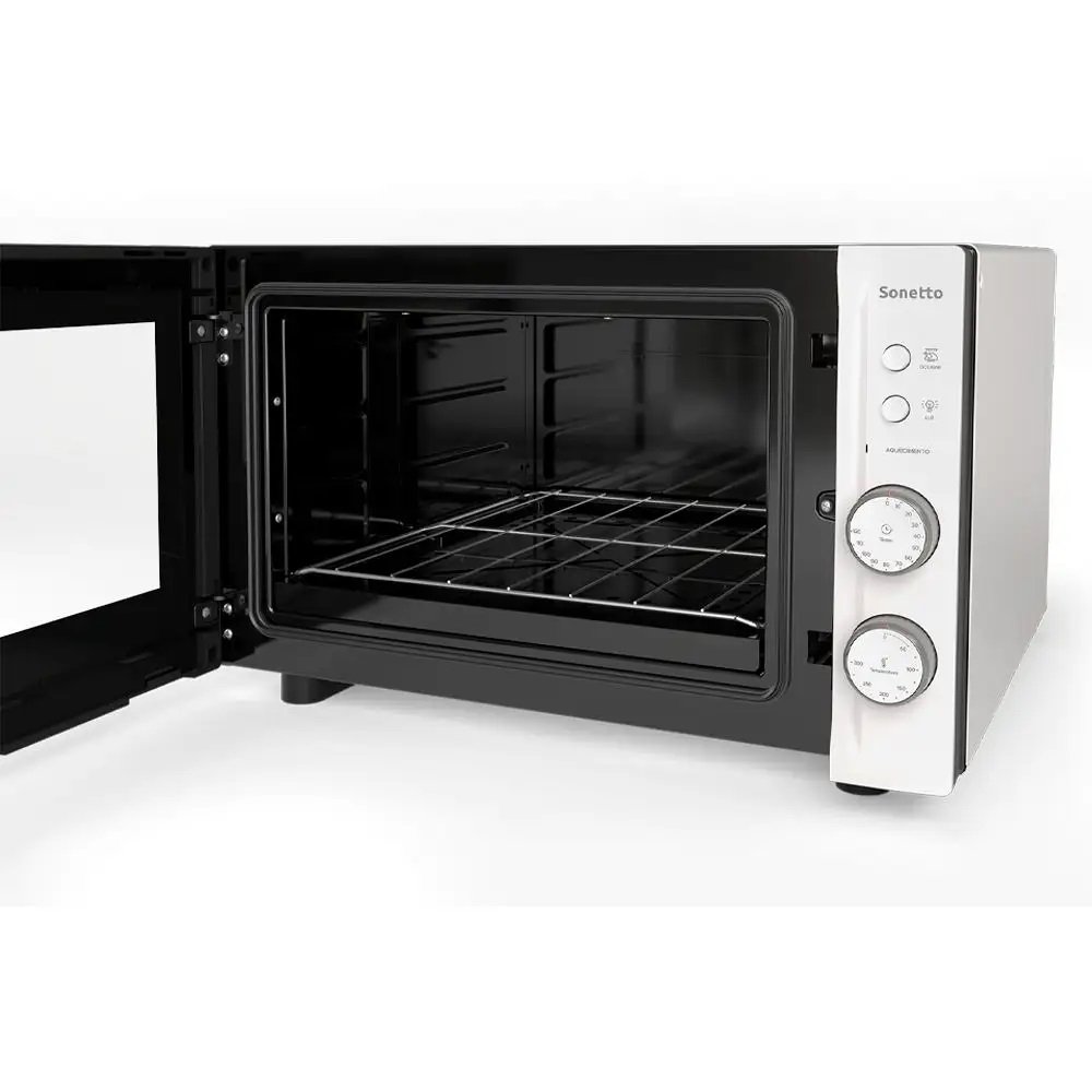 Forno Elétrico Mueller 44 Litros Sonetto G3 Branco ¿ 127 Volts