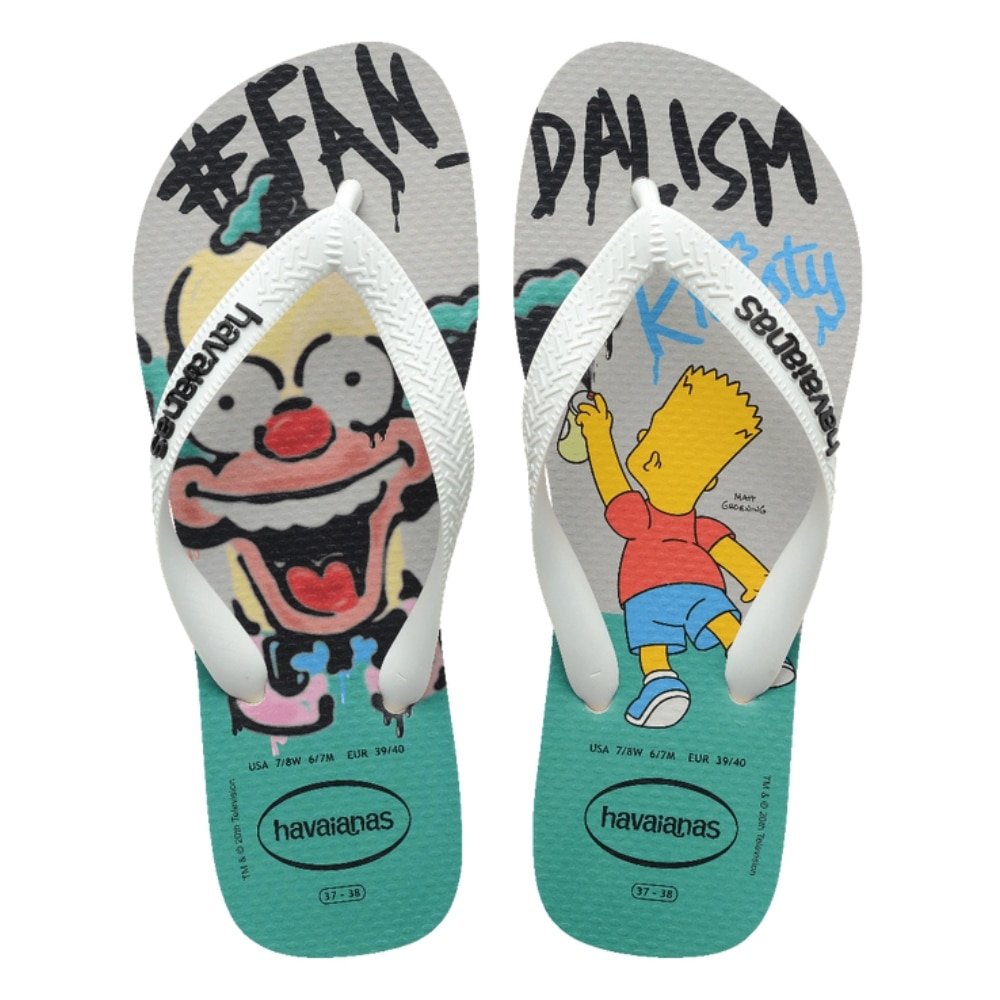 Havaianas Simpsons Bege Palha 37/8