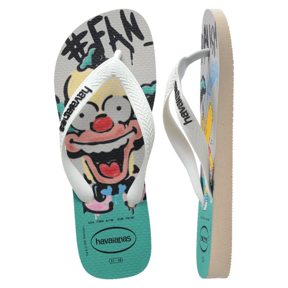 Havaianas Simpsons Bege Palha 37/8
