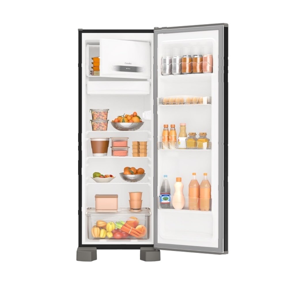 Geladeira/Refrigerador Esmaltec 259 Litros ROC35 - Pro, Black, Cycle Defrost, 220V