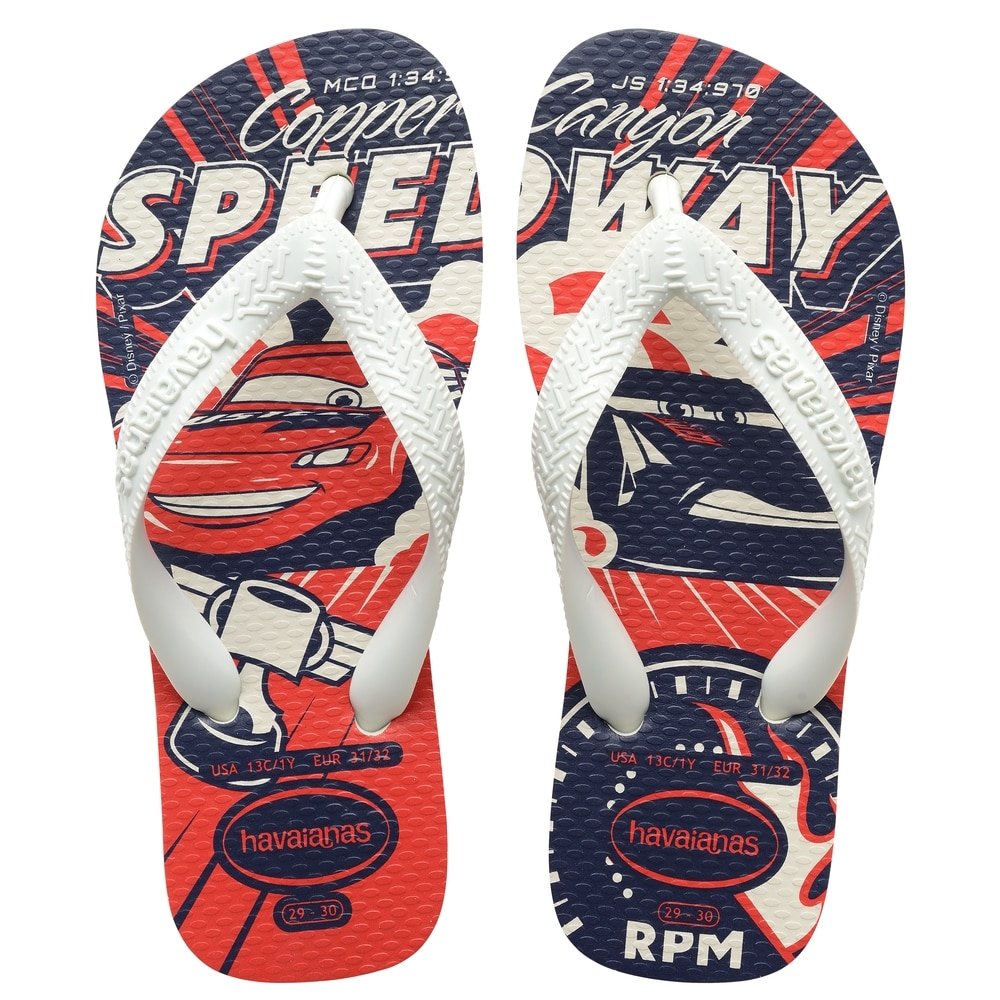 Havaianas Kids Cars Branco 27/8