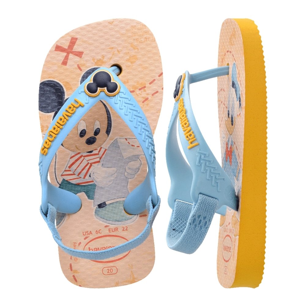 Havaianas Baby Disney Classic Amarelo Pop 19 Martins Atacado