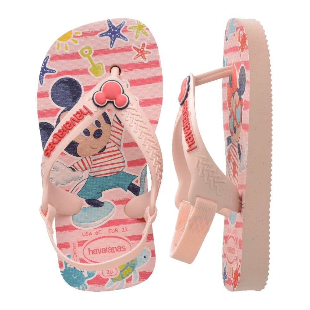 Havaianas Baby Disney Classic Rosa/Vermelho 23/4