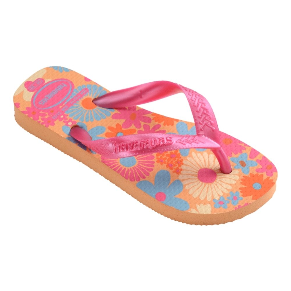 Havaianas Kids Flores Pêssego 27/8