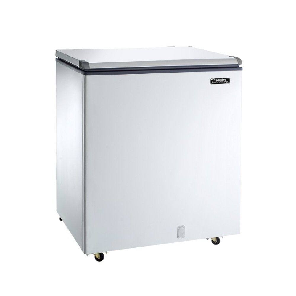 Freezer Horizontal Esmaltec 230 Litros ECH250 - Porta Cega, Dupla Ação, Branco, 110V