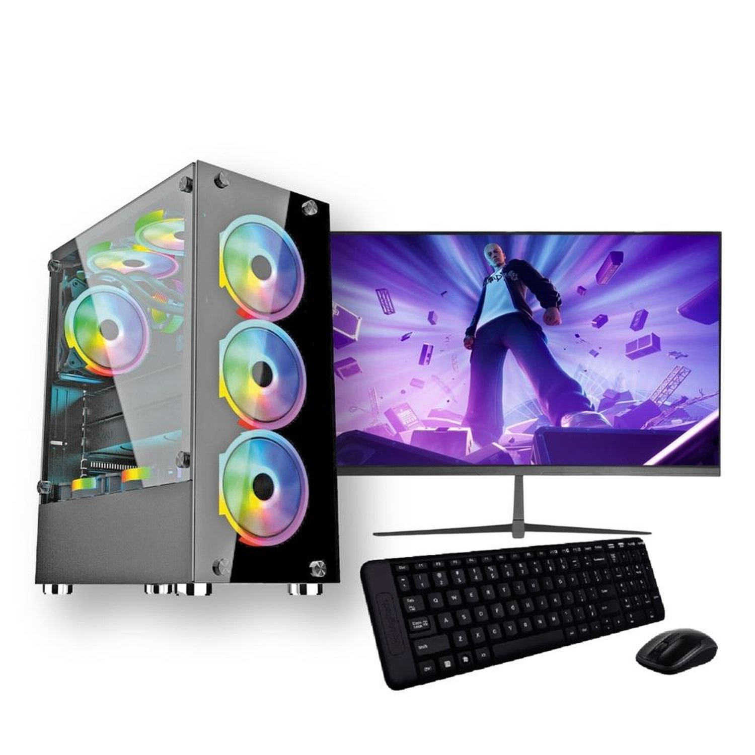 Computador Gamer Jab Core i5 4ªG com Wi-Fi SSD 480GB Memória 16GB Windows 10 Pro Trial + Teclado e