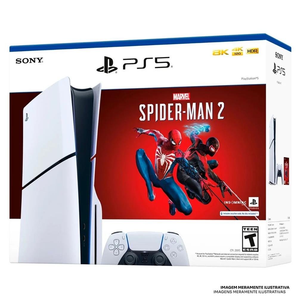 Video Game PlayStation Sony PS5 Slim Disco Spider Man 2 USA