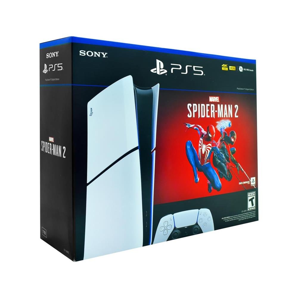 Video Game PlayStation Sony PS5 Slim Digital Spider Man 2 USA