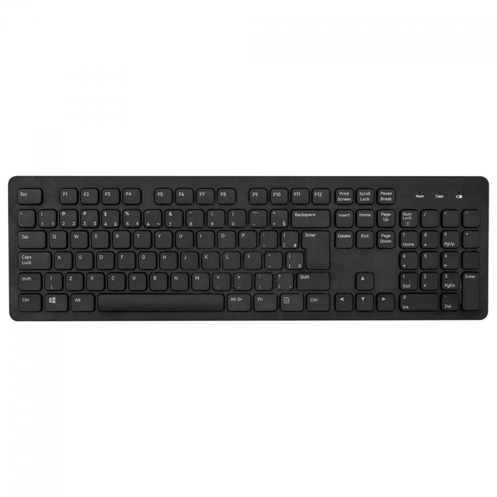 Kit Teclado e Mouse Sem Fio Akko AKP104 WL, Bluetooth, ABNT2, Preto - 6975351383772