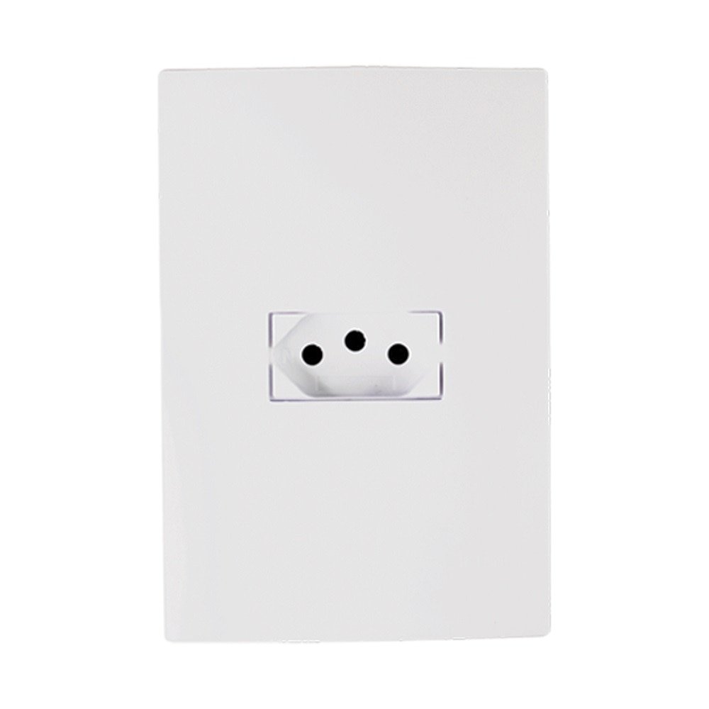 Tomada Ilumi I9 2P+T com Placa 10A 250V