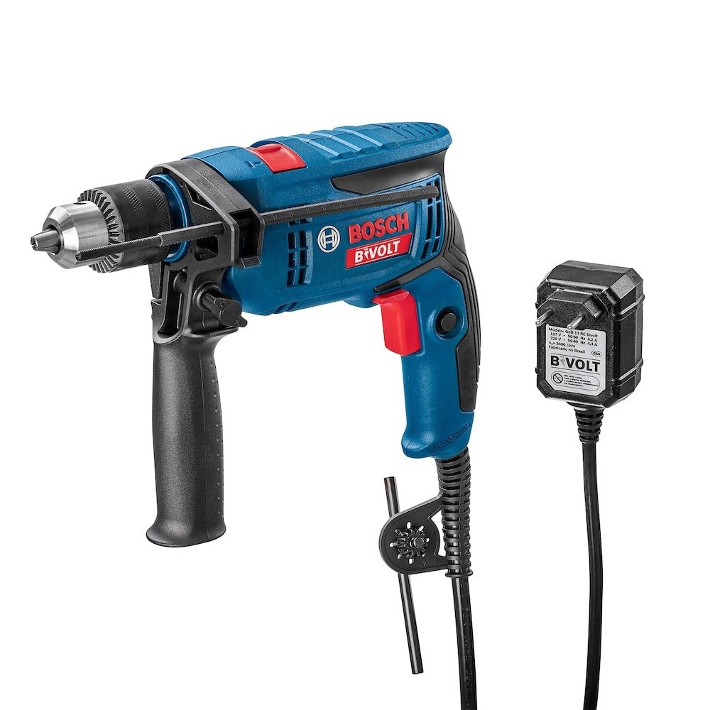 Furadeira de Impacto Bosch GSB 13 RE VVR | 750W, 3.800 RPM, Bivolt