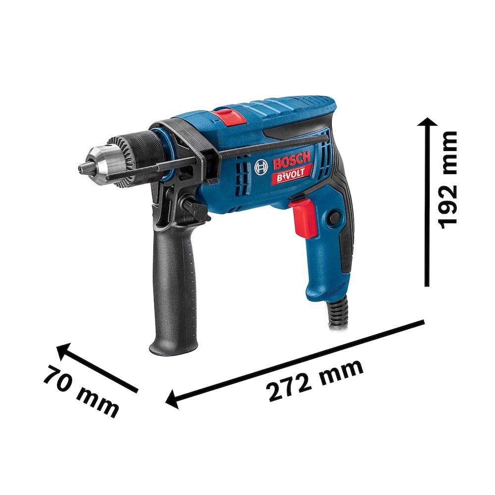 Furadeira de Impacto Bosch GSB 13 RE VVR | 750W, 3.800 RPM, Bivolt