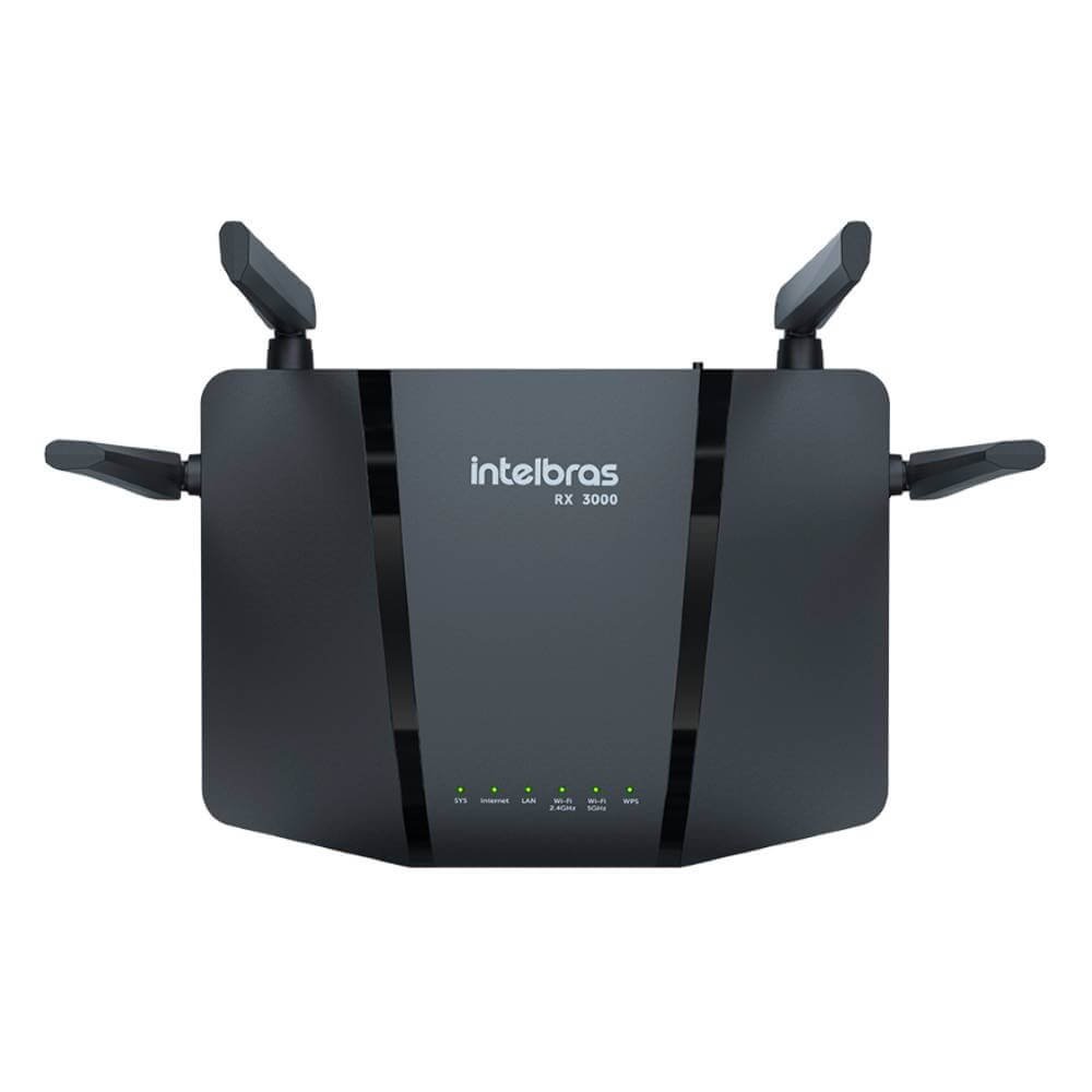 Roteador Wi-Fi 6 Ax Rx3000, Dual Band, 4750188, Intelbras