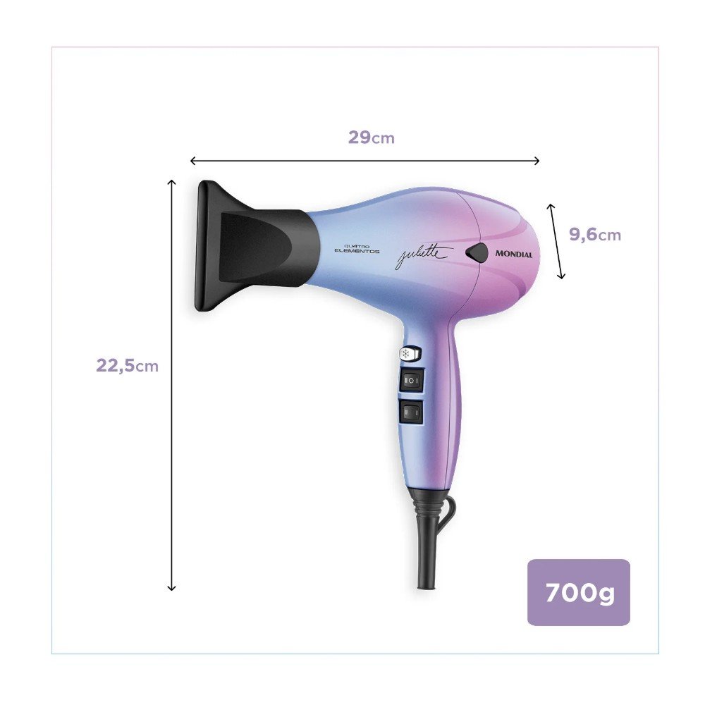 Secador Scp-Ju-03 By Juliette 2000w 220v , Mondial