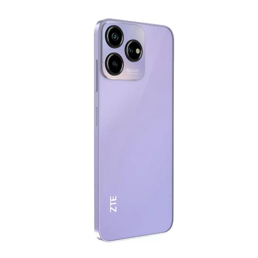 Smartphone Zte Blade V50 Design Lilas, 256gb, Tela 6.6", Camera Traseira Tripla 50mp + Selfie 8mp