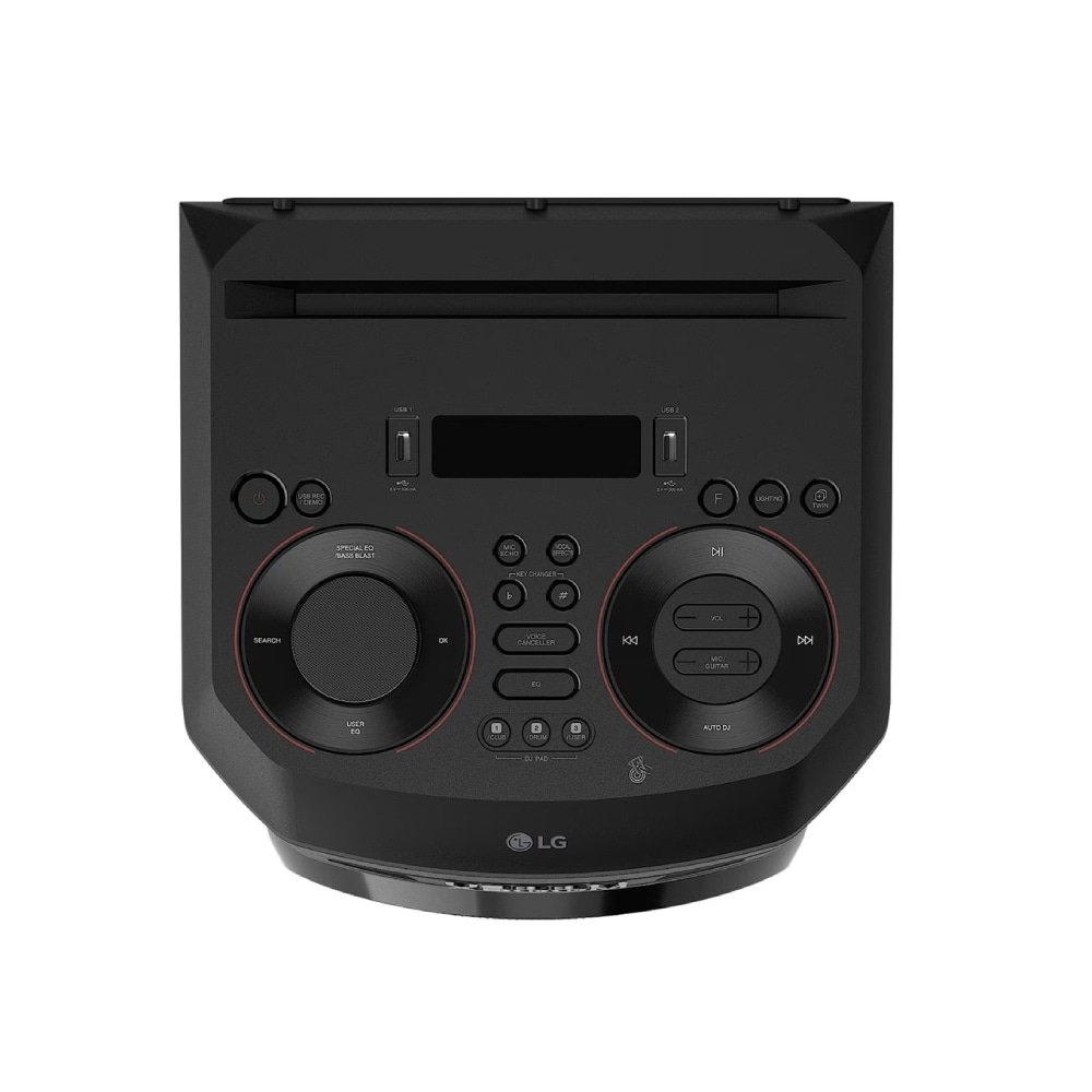 Caixa de Som LG XBOOM RNC5 - Entrada USB, Bluetooth, FM, LED, Karaoke, DJ, Preto