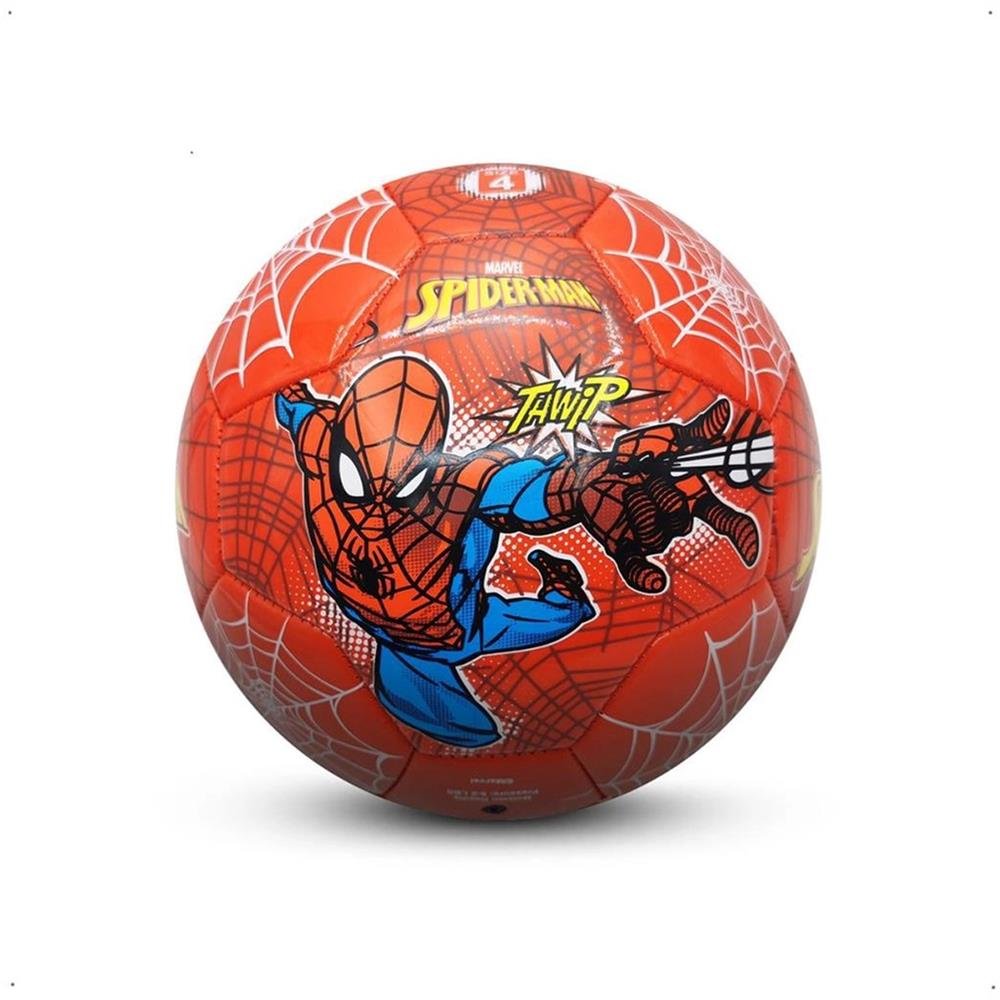 Bola De Futebol Infantil O Espetacular Homem Aranha Tam 4 Cor Vermelho
