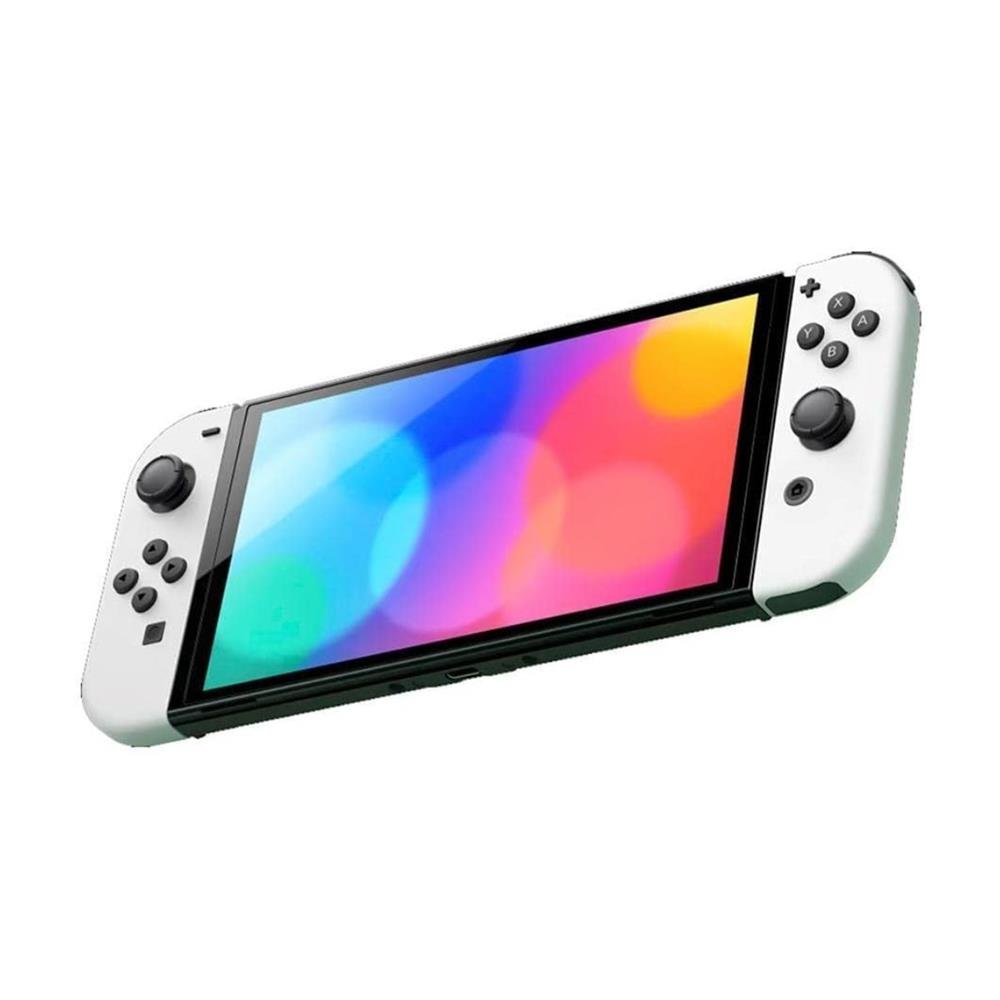 Nintendo Switch OLED 64GB Standard cor branco e preto JP