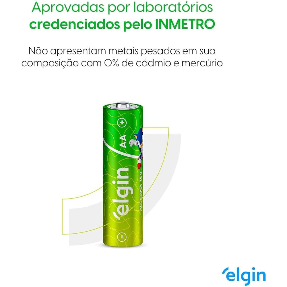 Pilha Alcalina 1.5V Tipo AA Blister com 8 unidades