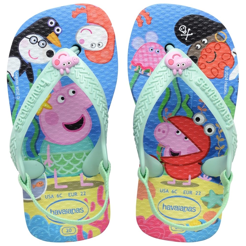 Havaianas Baby Peppa Pig Azul Lavanda 17/8