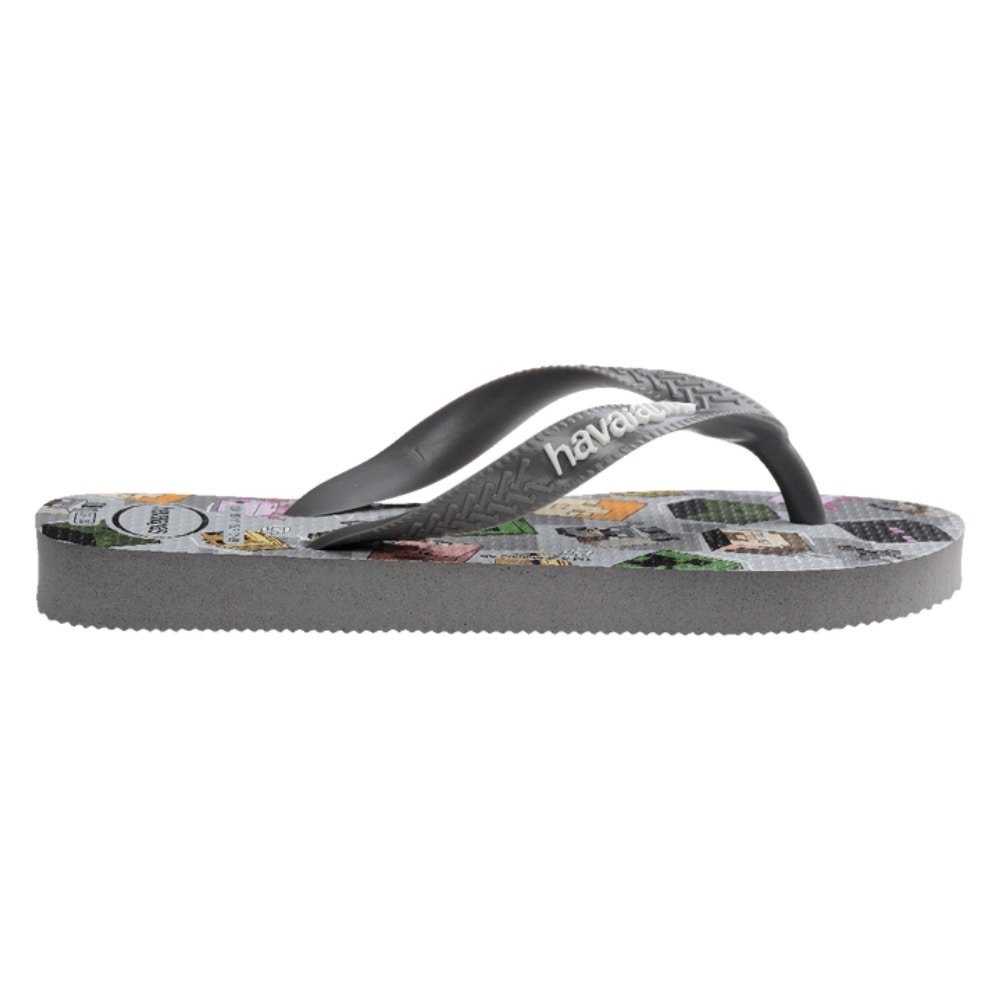 Havaianas Kids Minecraft Cinza Aço 35/6