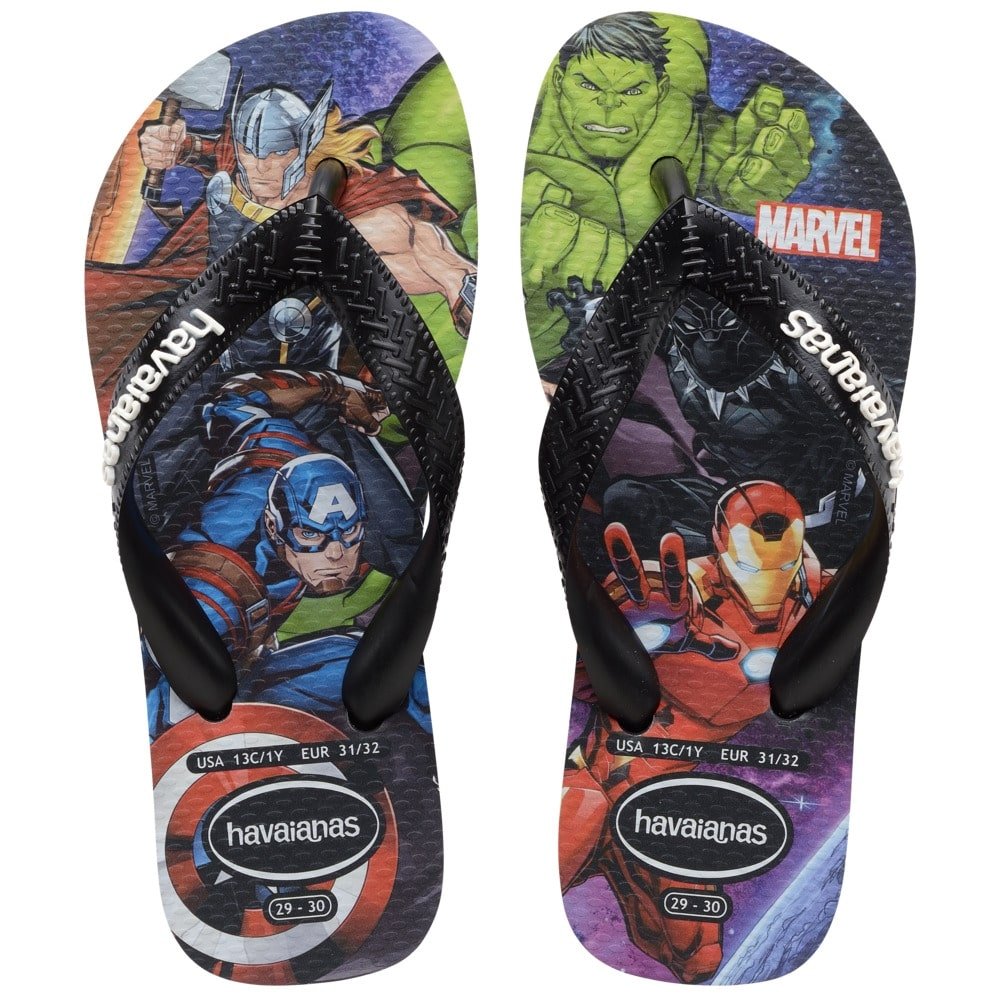 Havaianas Kids Top Marvel II Preto 35/6