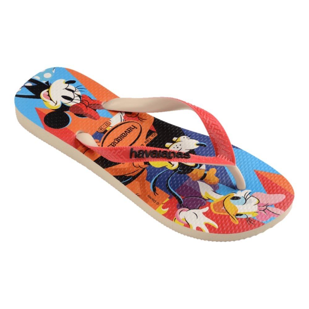 Havaianas Disney Stylish Bege Palha/Vermelho Rubi 39/0