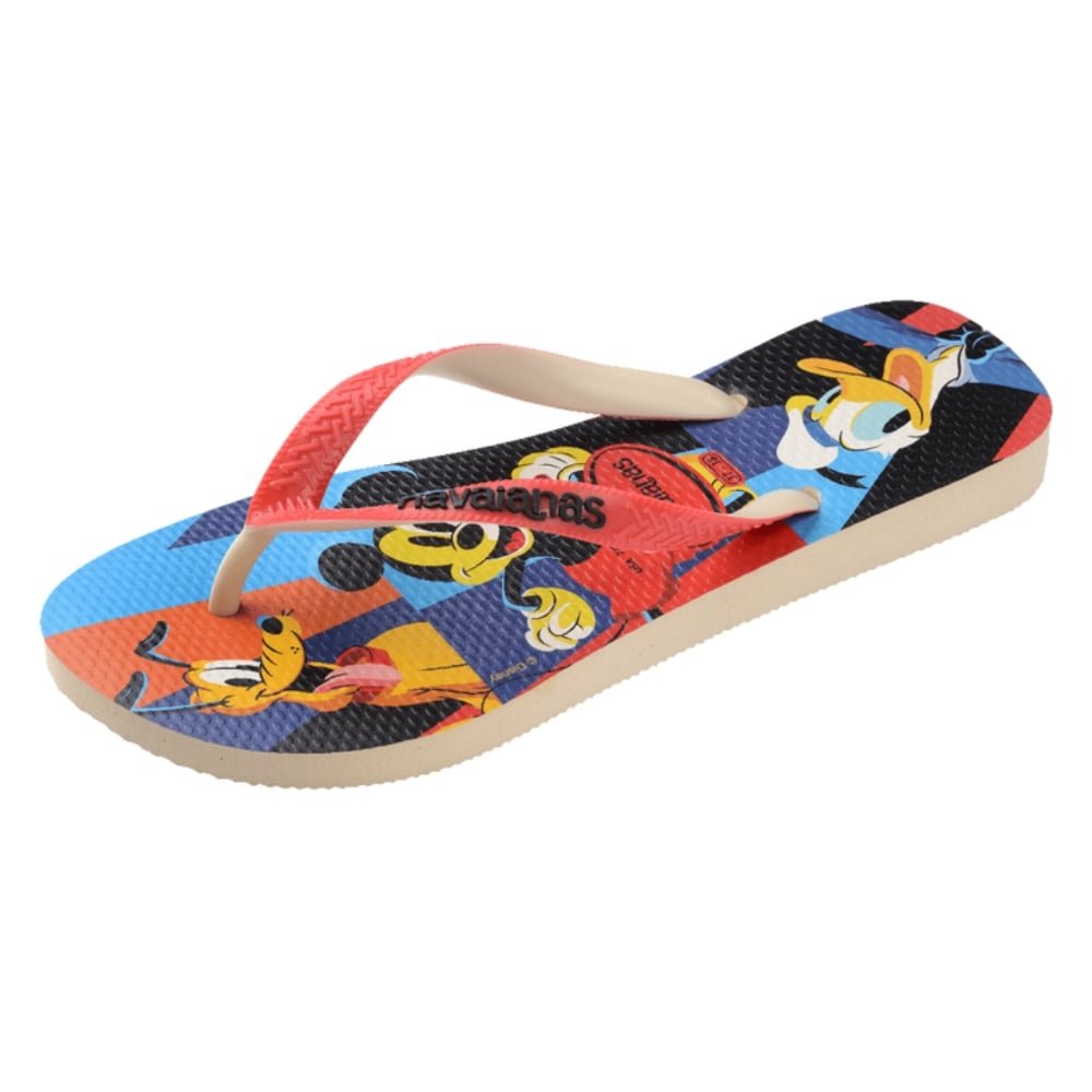 Havaianas Disney Stylish Bege Palha/Vermelho Rubi 39/0