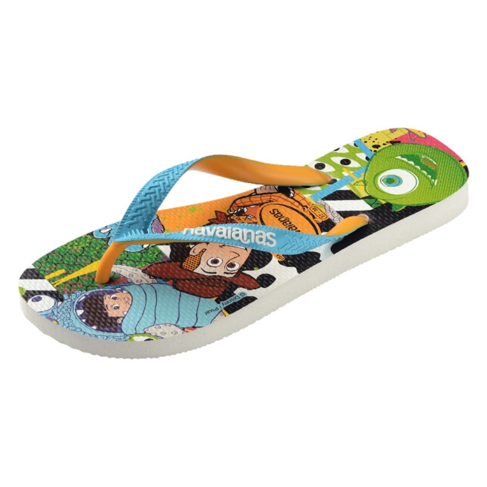 Havaianas Disney Stylish Branco/Azul Tradicional 35/6