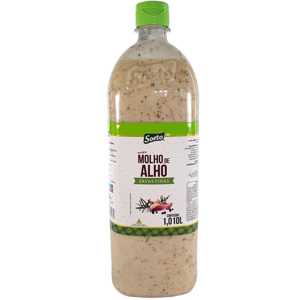 Molho de Alho Ervas Finas 1,010 L