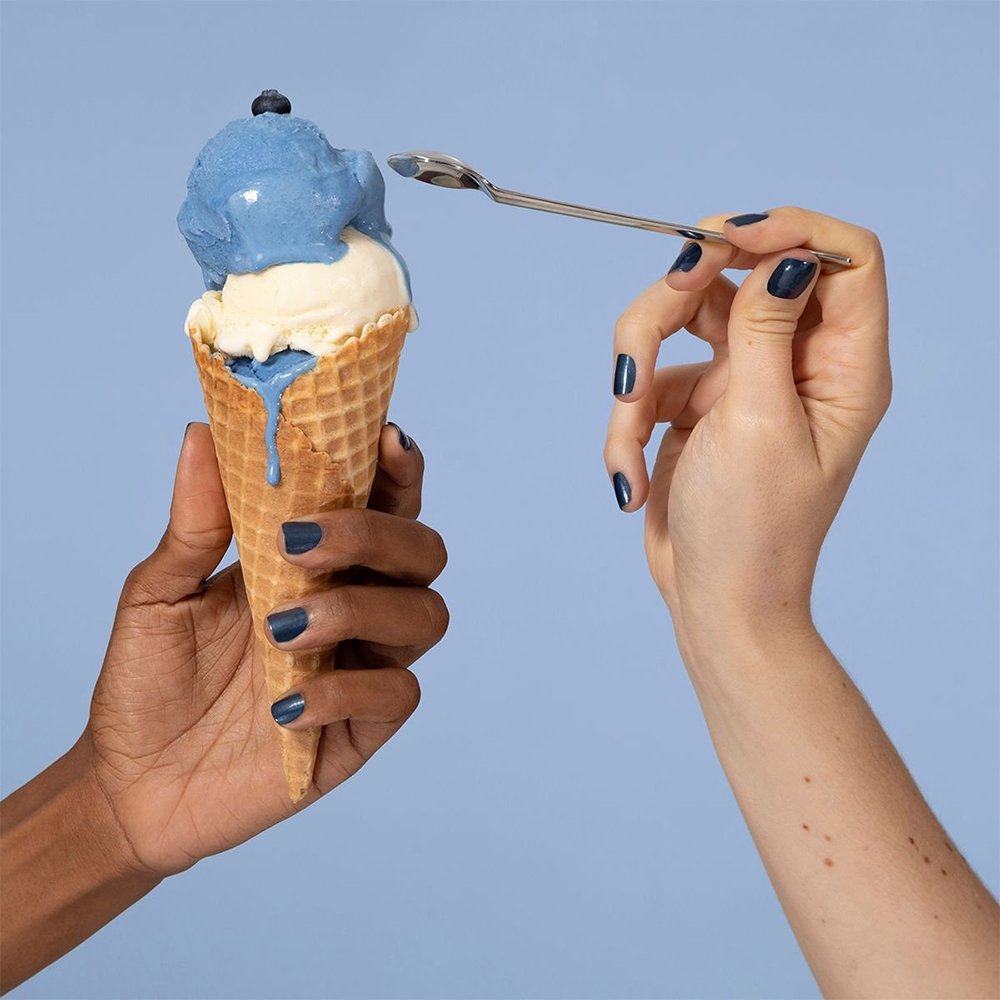 Esmalte Risqué Cintilante Diamond Gel Sorbet de Mirtilo Avulso 9,5ml