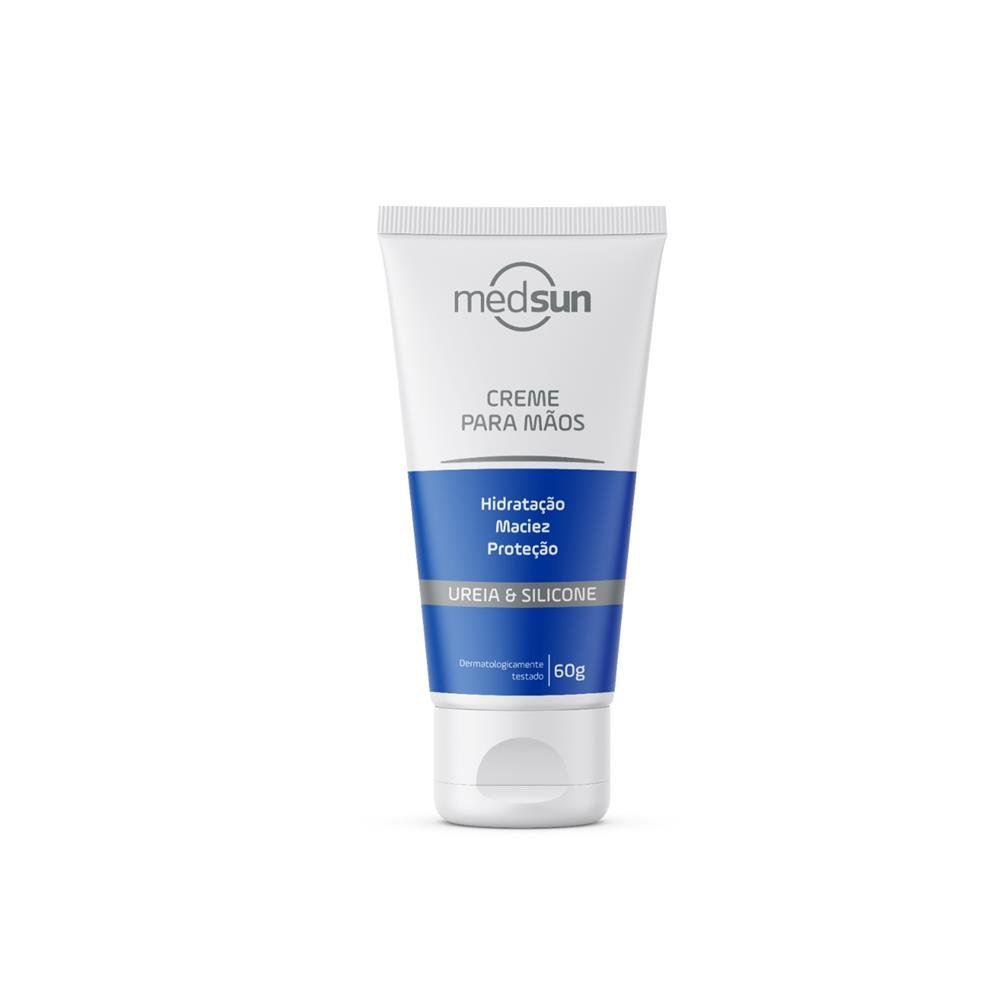 Creme Hidratante Para Maos Medsun Ureia e Silicone 60g