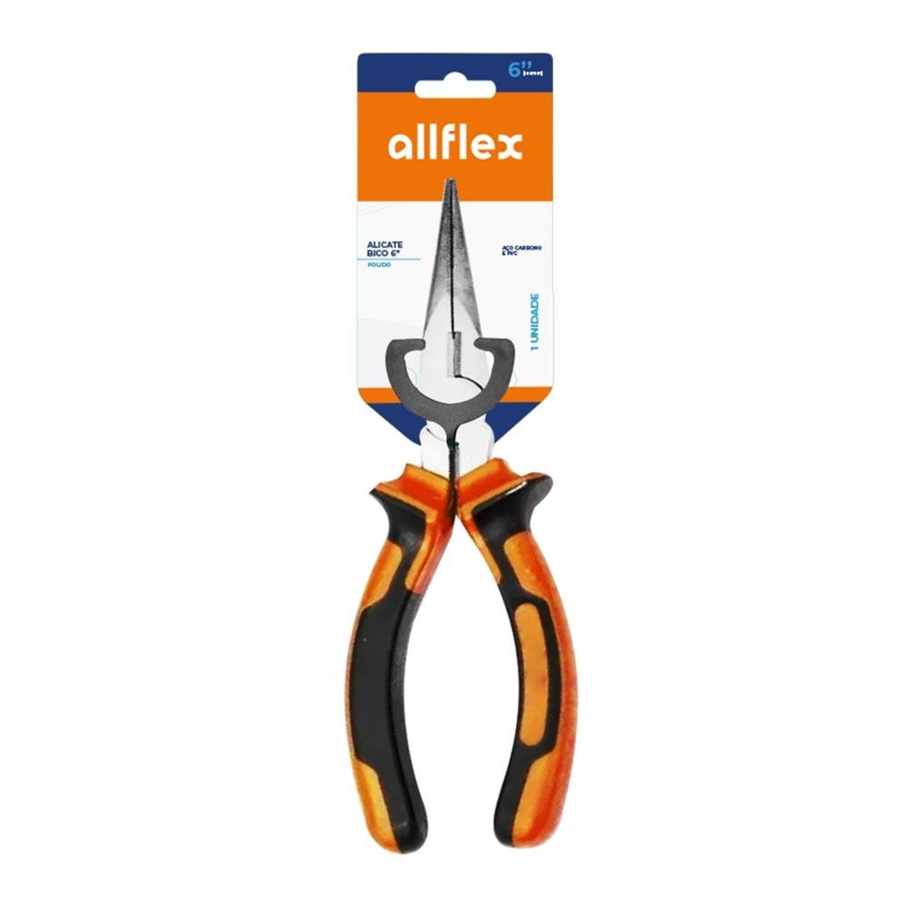 Alicate Bico Allflex 6 Polegadas Aço Carbono Polido